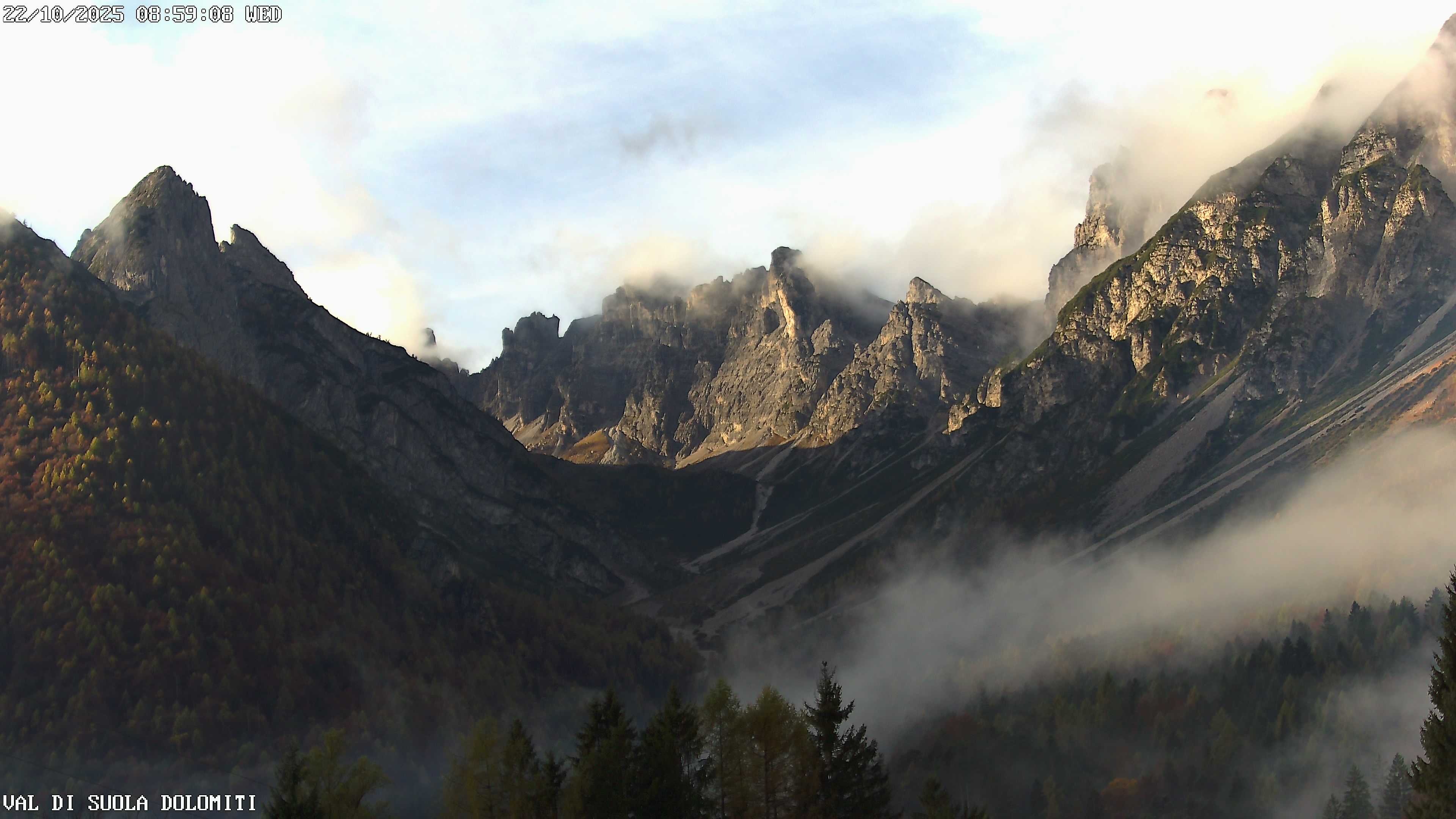 Webcam Val di Suola - Dolomiti Webcam Val di Suola - Dolomiti